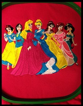princess embroidery